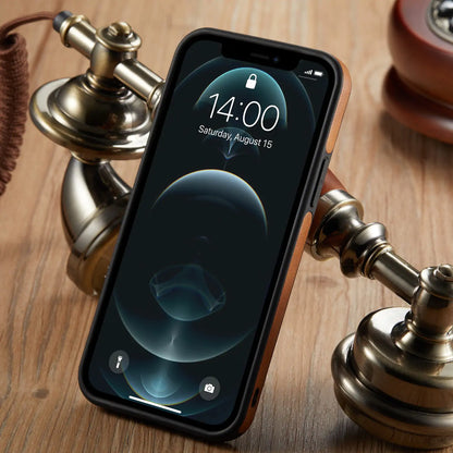 Luxury PU Leather Phone Case for iPhone 13 Pro, 11, 12 Pro Max, XR, XS Max, X, 7 Plus, and 13